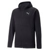 Mezczyzni Puma Bluzy Do Biegania | Bluza Meska Puma Train All Day Pwrfleece Full Zip