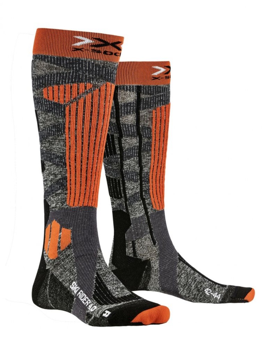 Mezczyzni X-Socks Akcesoria Narciarskie | Skarpetki Narciarskie Meskie X-Socks Ski Rider 4.0