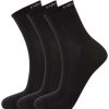 Mezczyzni Endurance Skarpetki Treningowe | Skarpetki Endurance Alcudia 3-Pack Bamboo Run Socks Quarter