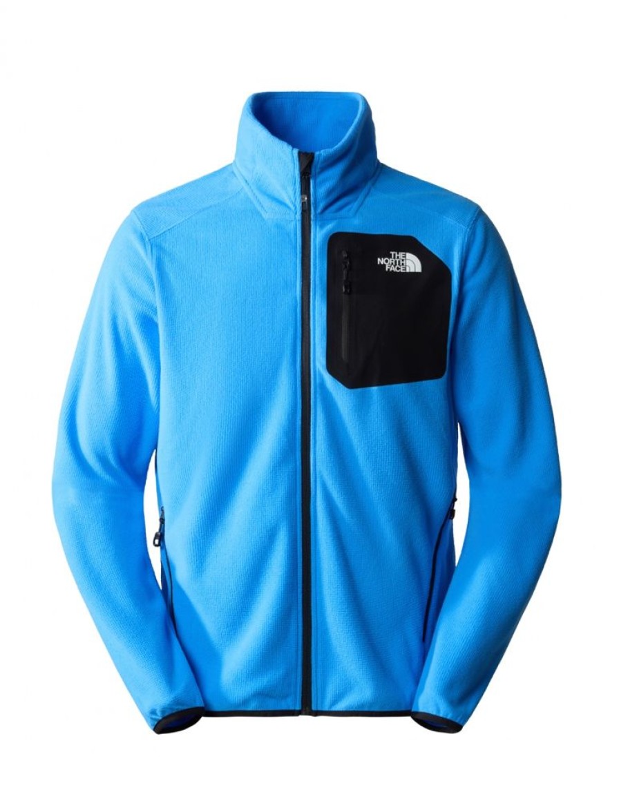 Mezczyzni The North Face Bluzy Trekkingowe | Bluza Polarowa Meska The North Face Experit Grid