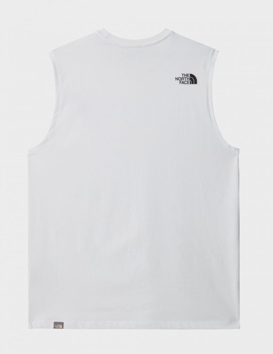 Mezczyzni The North Face Koszulki Trekkingowe | Koszulka Bez Rekawow Meska The North Face Simple Dome Tank