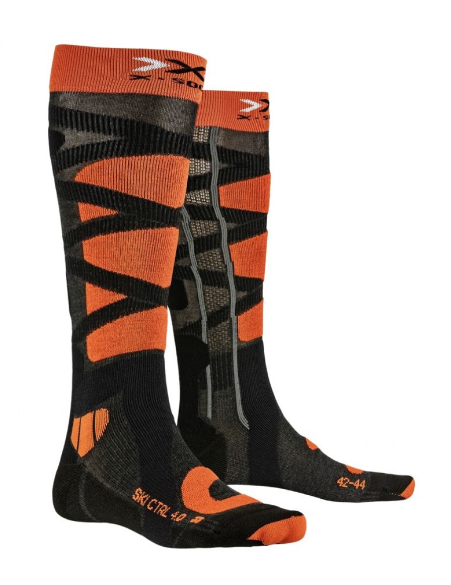 Mezczyzni X-Socks Akcesoria Narciarskie | Skarpetki Narciarskie Meskie X-Socks Ski Control 4.0