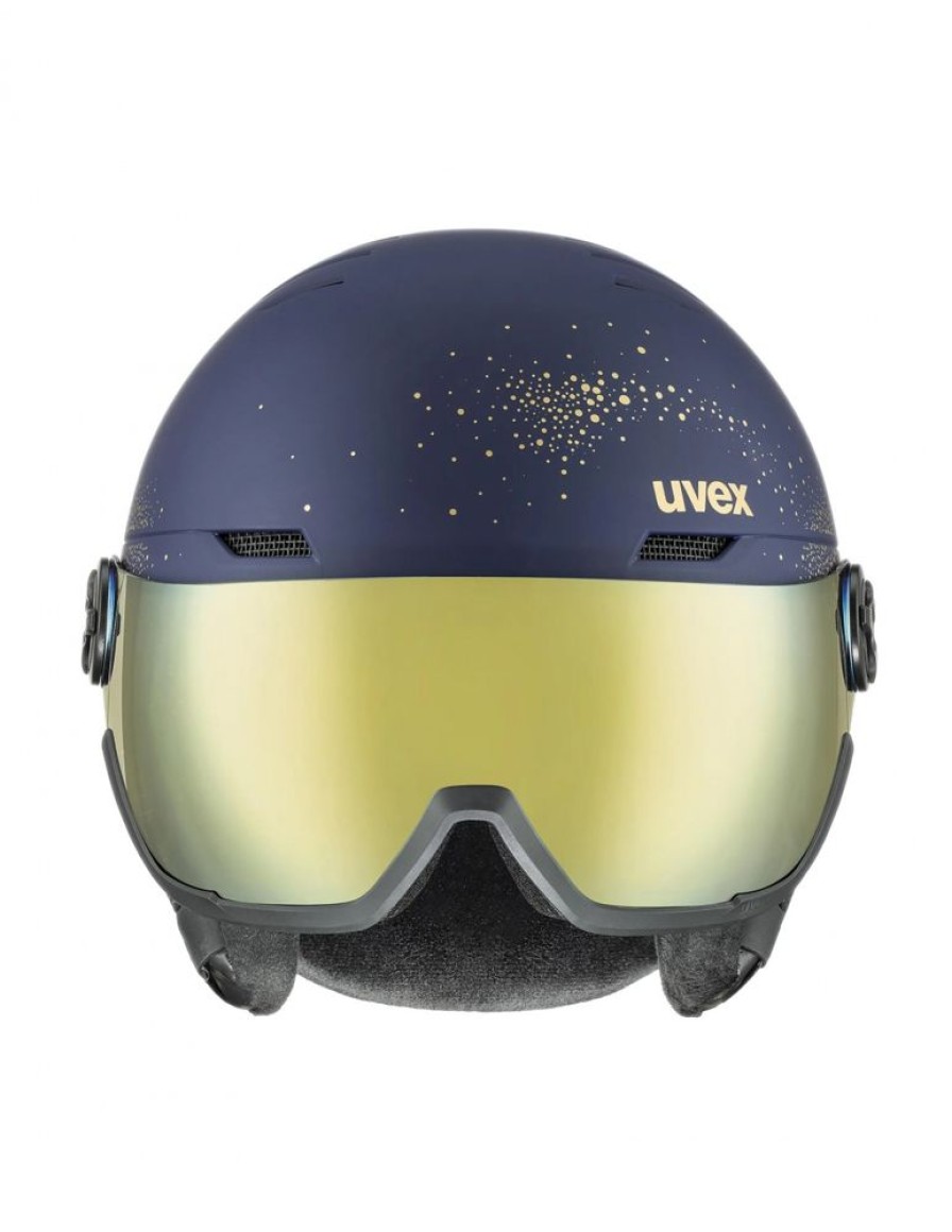 Kobiety Uvex Akcesoria Narciarskie | Kask Narciarski Damski Uvex Wanted Visor We