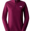 Kobiety The North Face Bluzy Trekkingowe | Polar Damski The North Face Glacier 100 1/4 Zip