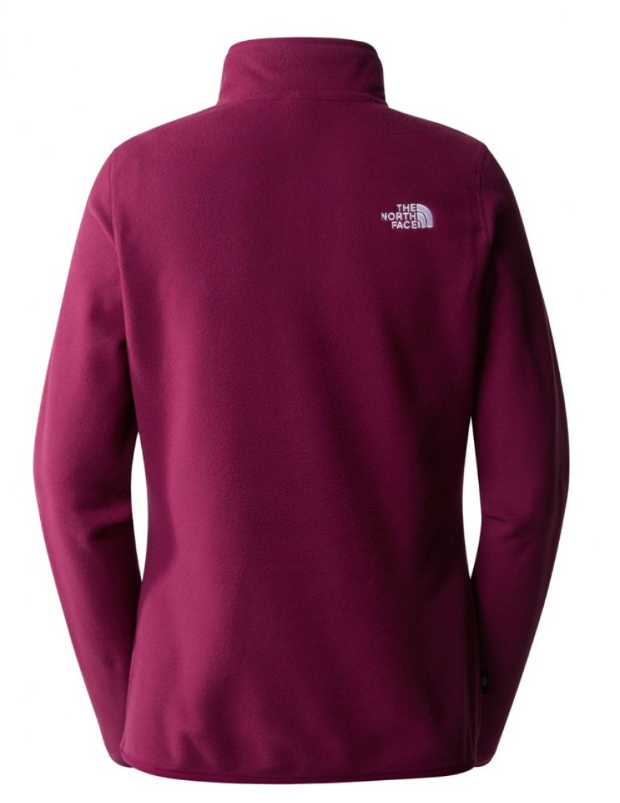 Kobiety The North Face Bluzy Trekkingowe | Polar Damski The North Face Glacier 100 1/4 Zip