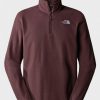 Mezczyzni The North Face Bluzy Trekkingowe | Polar Meski The North Face Glacier 100 1/4 Zip