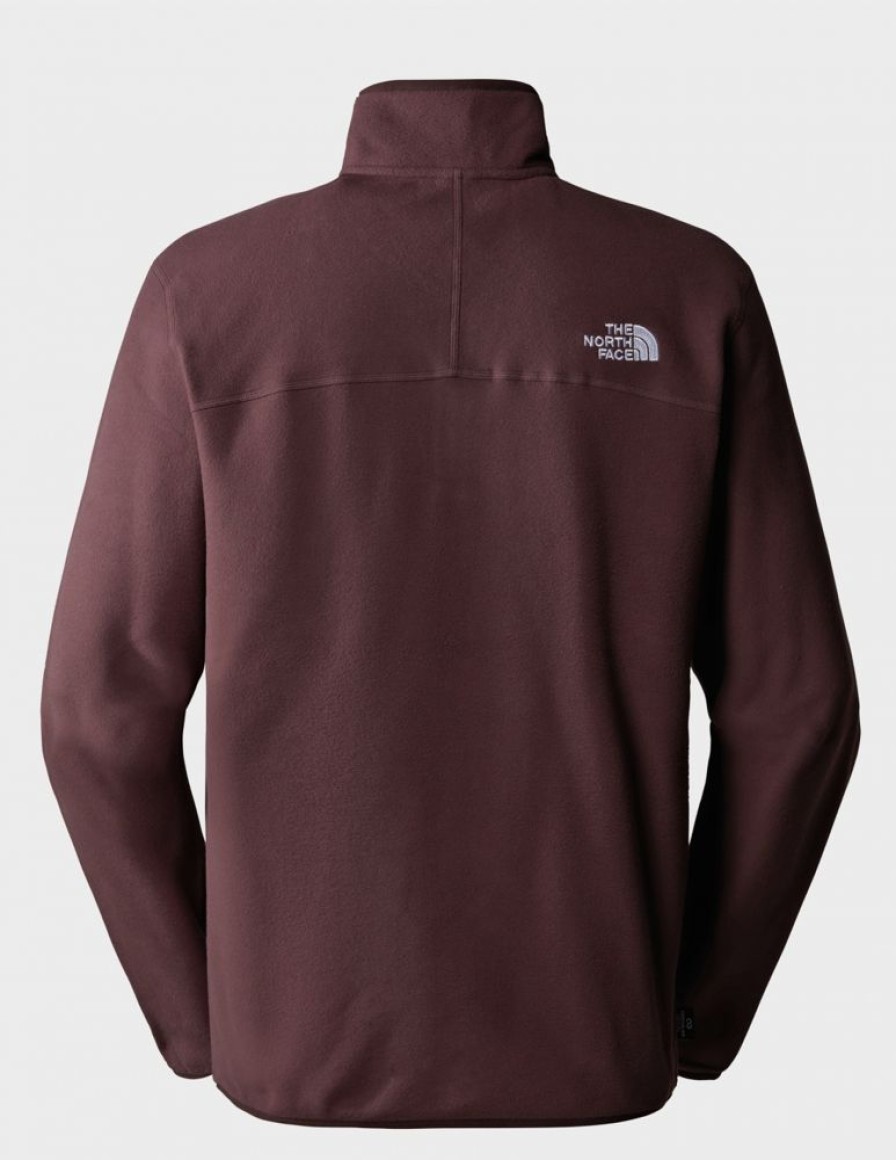 Mezczyzni The North Face Bluzy Trekkingowe | Polar Meski The North Face Glacier 100 1/4 Zip