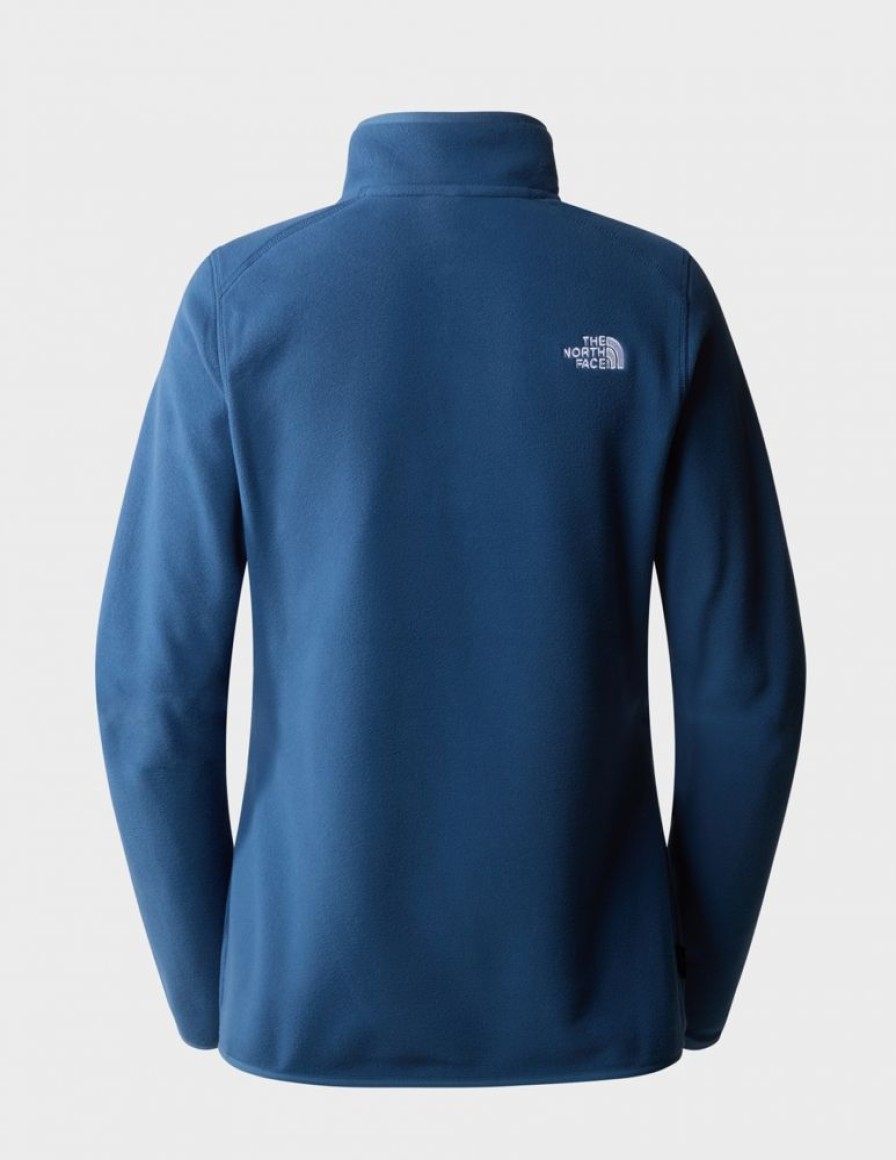 Kobiety The North Face Bluzy Trekkingowe | Polar Damski The North Face Glacier 100 1/4 Zip