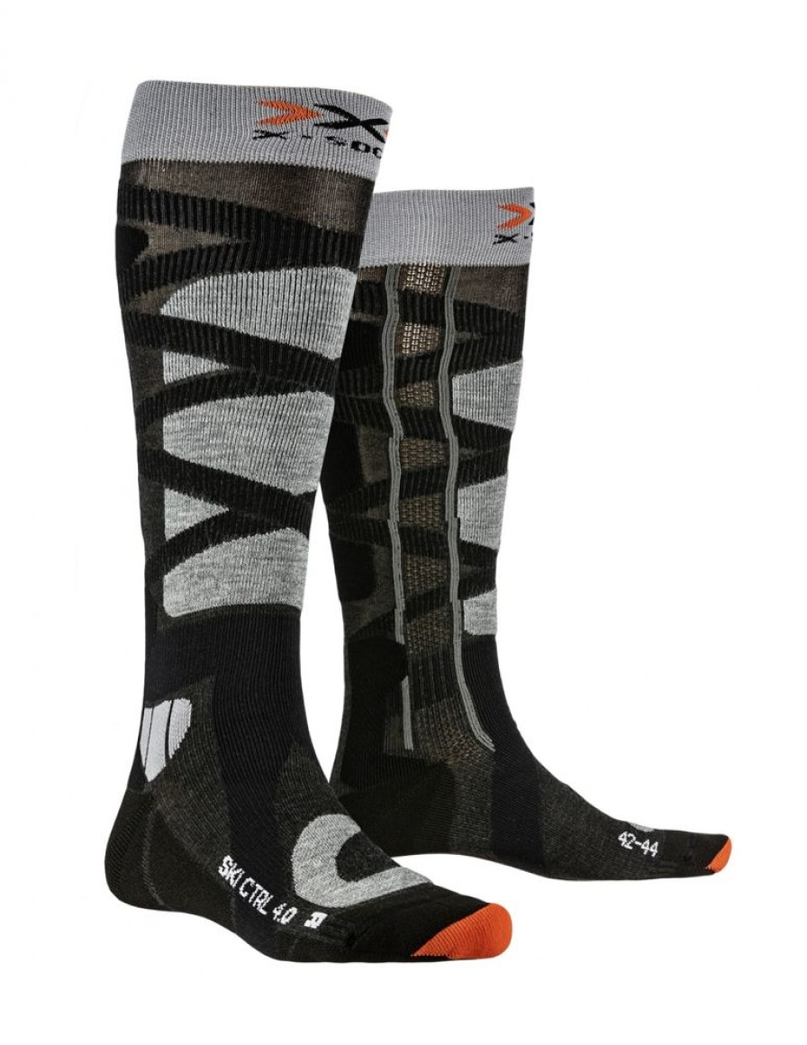 Mezczyzni X-Socks Akcesoria Narciarskie | Skarpetki Narciarskie Meskie X-Socks Ski Control 4.0