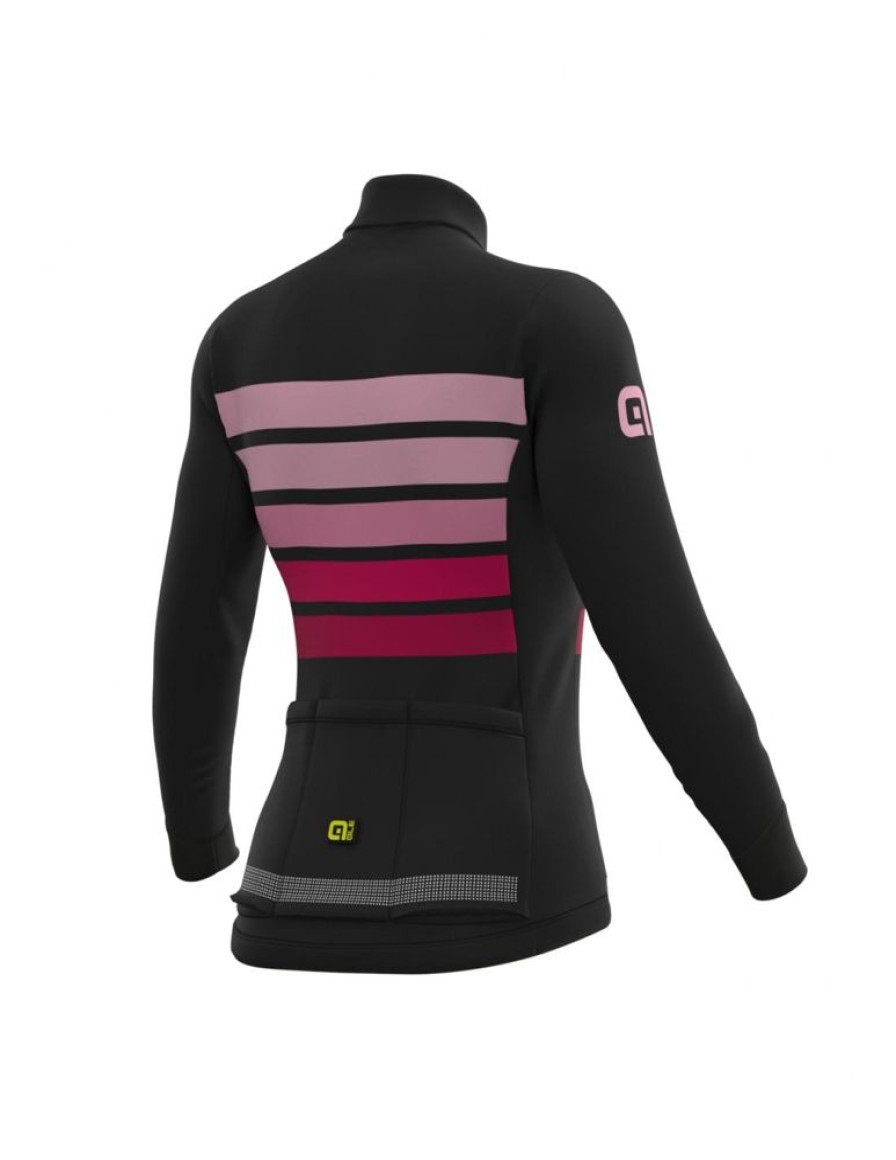 Kobiety Alé Cycling Bluzy Rowerowe | Bluza Rowerowa Damska Ale Cycling Pr-R Sombra Wool Thermo