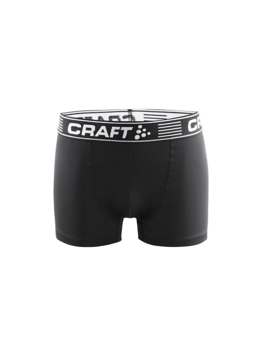 Mezczyzni Craft Bielizna Treningowa | Bokserki Meskie Craft Greatness Boxer 3-Inch Czarne