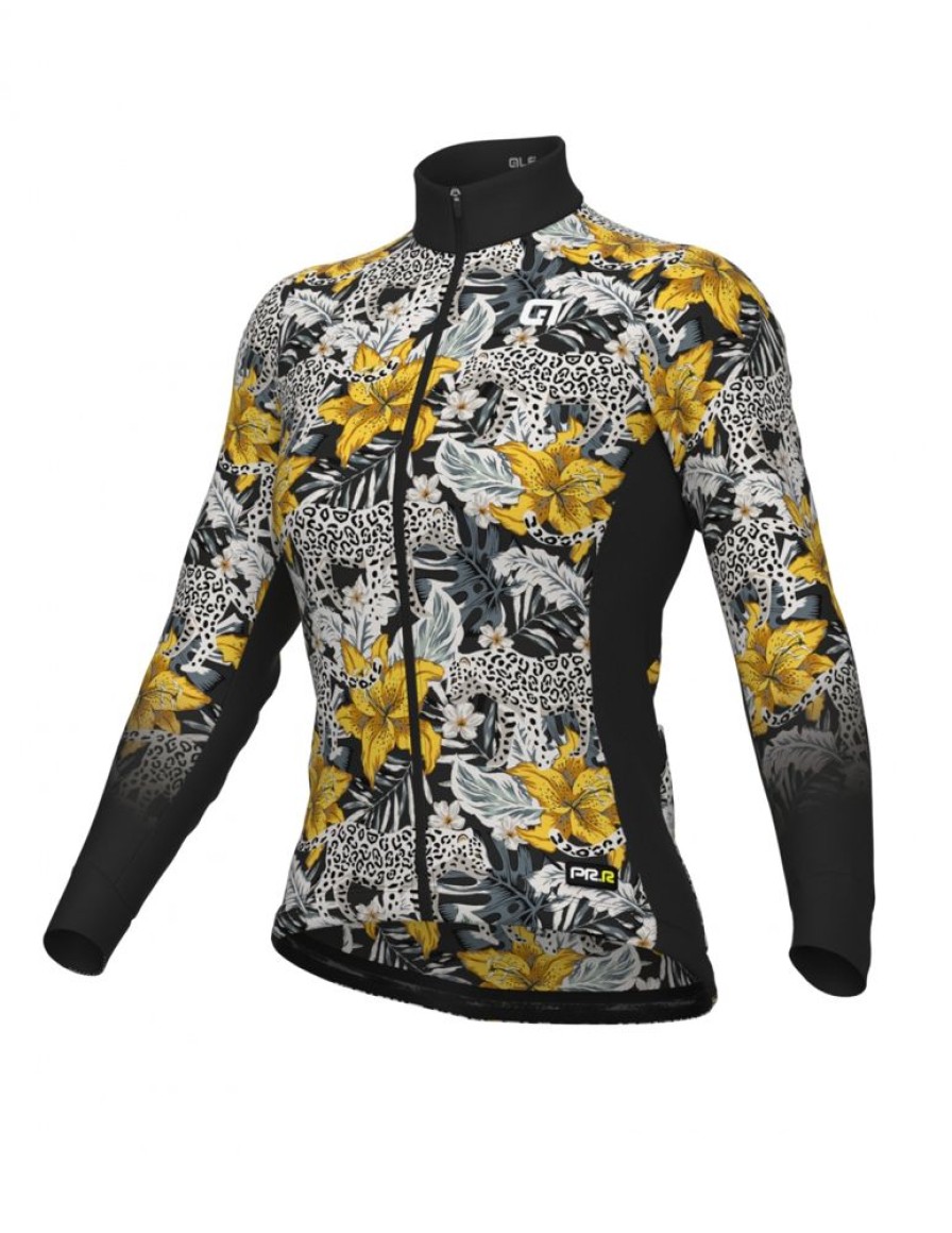 Kobiety Alé Cycling Bluzy Rowerowe | Bluza Rowerowa Damska Ale Cycling Pr-R Hibiscus