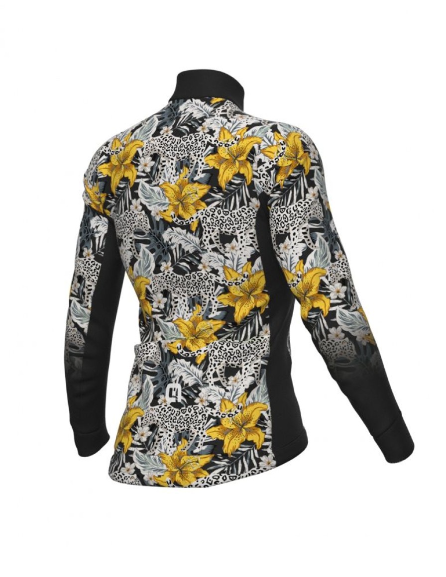 Kobiety Alé Cycling Bluzy Rowerowe | Bluza Rowerowa Damska Ale Cycling Pr-R Hibiscus