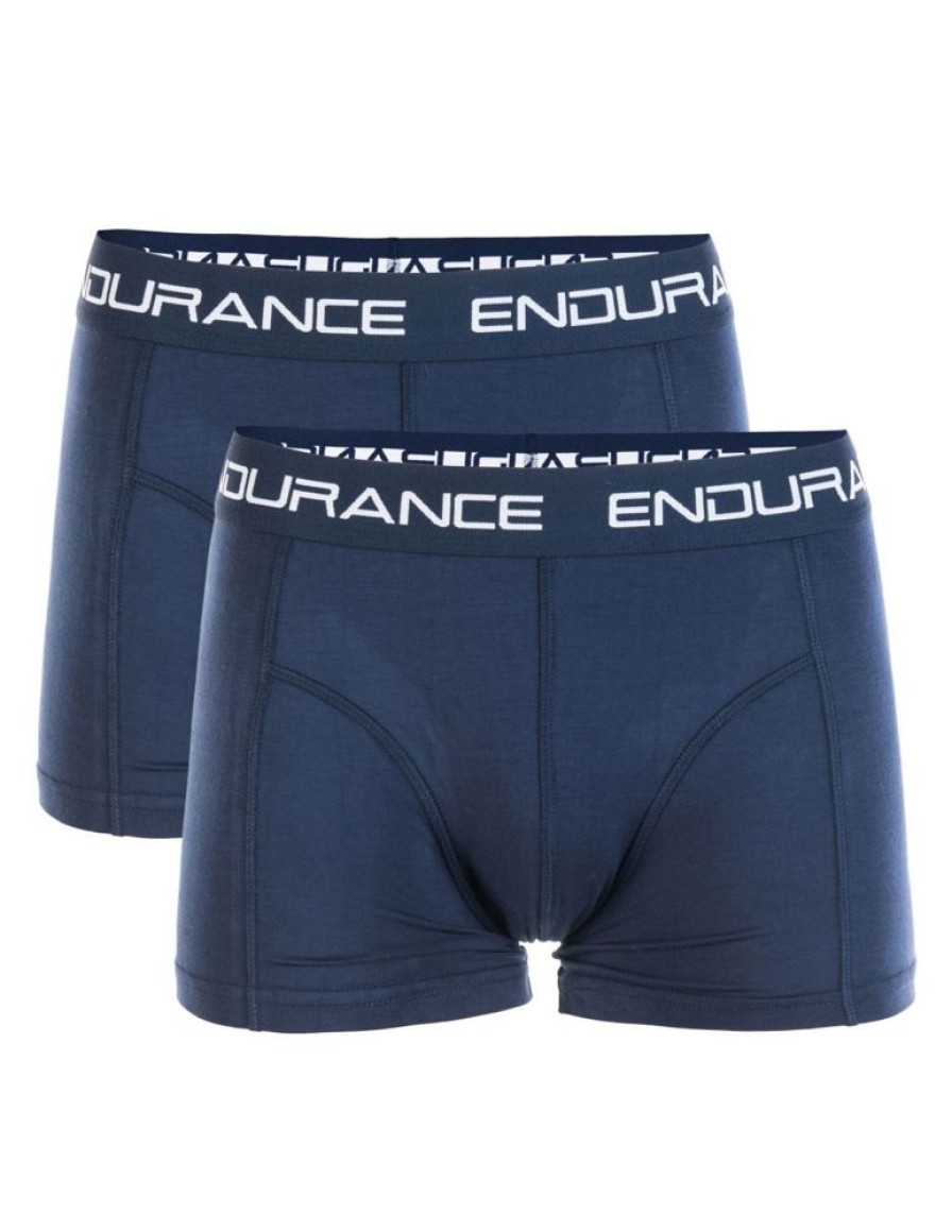 Mezczyzni Endurance Bielizna Treningowa | Bokserki Bambusowe Meskie Endurance Brighton 2-Pack