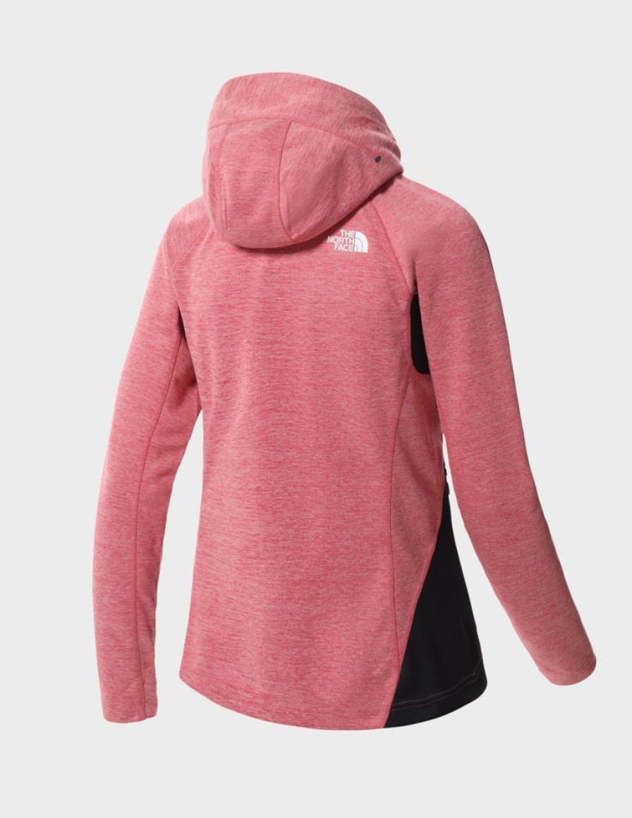 Kobiety The North Face Bluzy Do Biegania | Bluza Damska The North Face Ao Midlayer Fz Hoodie