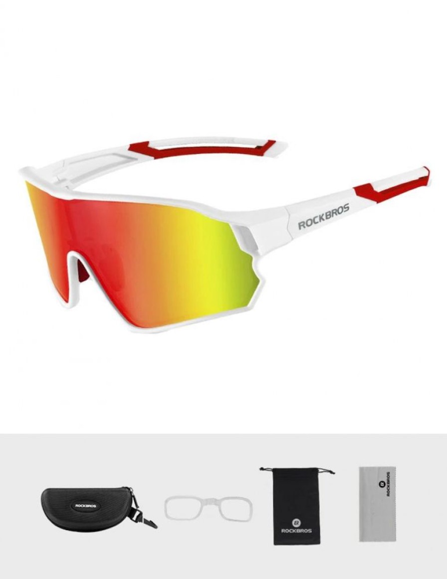 Mezczyzni Rockbros Akcesoria Treningowe | Okulary Rowerowe Rockbros Polarized 10134