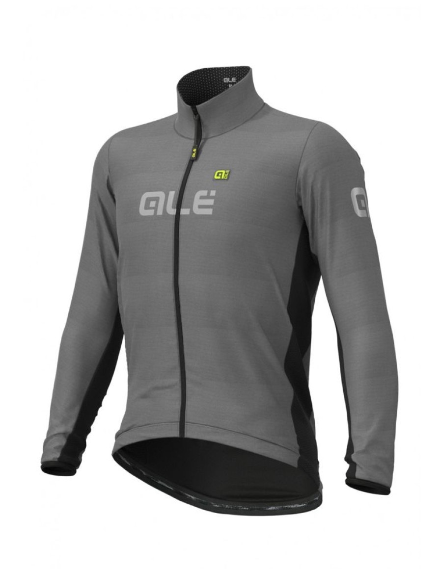 Mezczyzni Alé Cycling Kurtki Rowerowe | Kurtka Rowerowa Meska Ale Cycling Klimatik Guscio Black Reflective