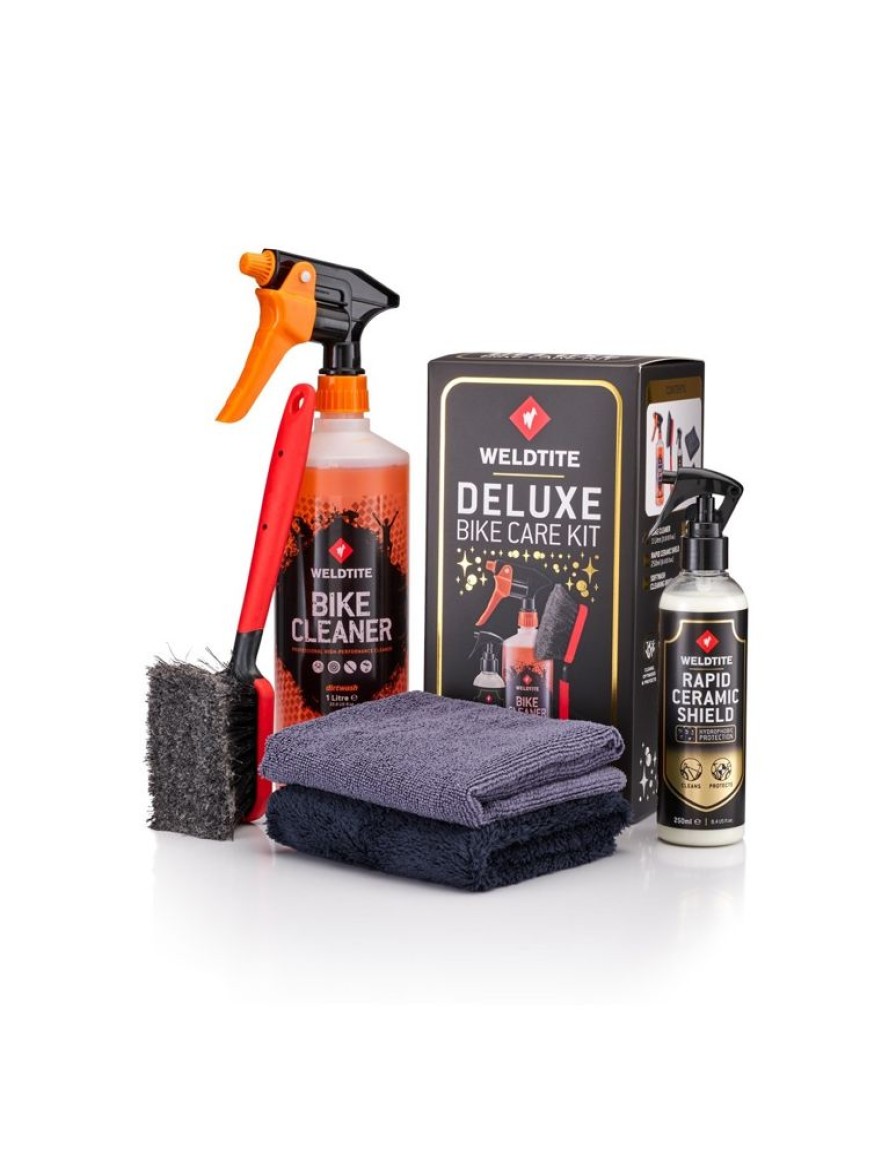 Mezczyzni Weldtite Akcesoria Rowerowe | Zestaw Do Mycia, Pielegnacji I Ochrony Roweru Weldtite Deluxe Bike Care Kit