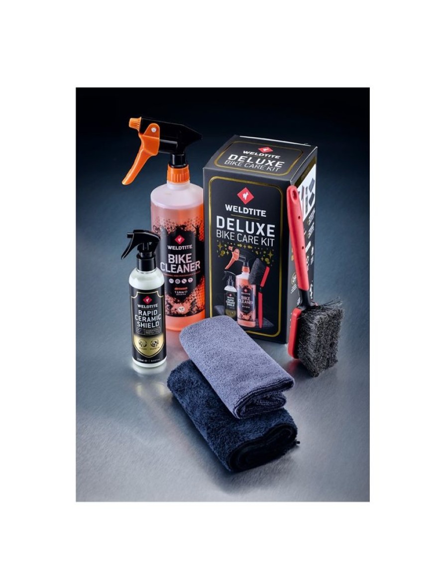 Mezczyzni Weldtite Akcesoria Rowerowe | Zestaw Do Mycia, Pielegnacji I Ochrony Roweru Weldtite Deluxe Bike Care Kit