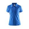 Kobiety Craft Koszulki Casual | Koszulka Damska Craft Polo Shirt Pique Classic Niebieska