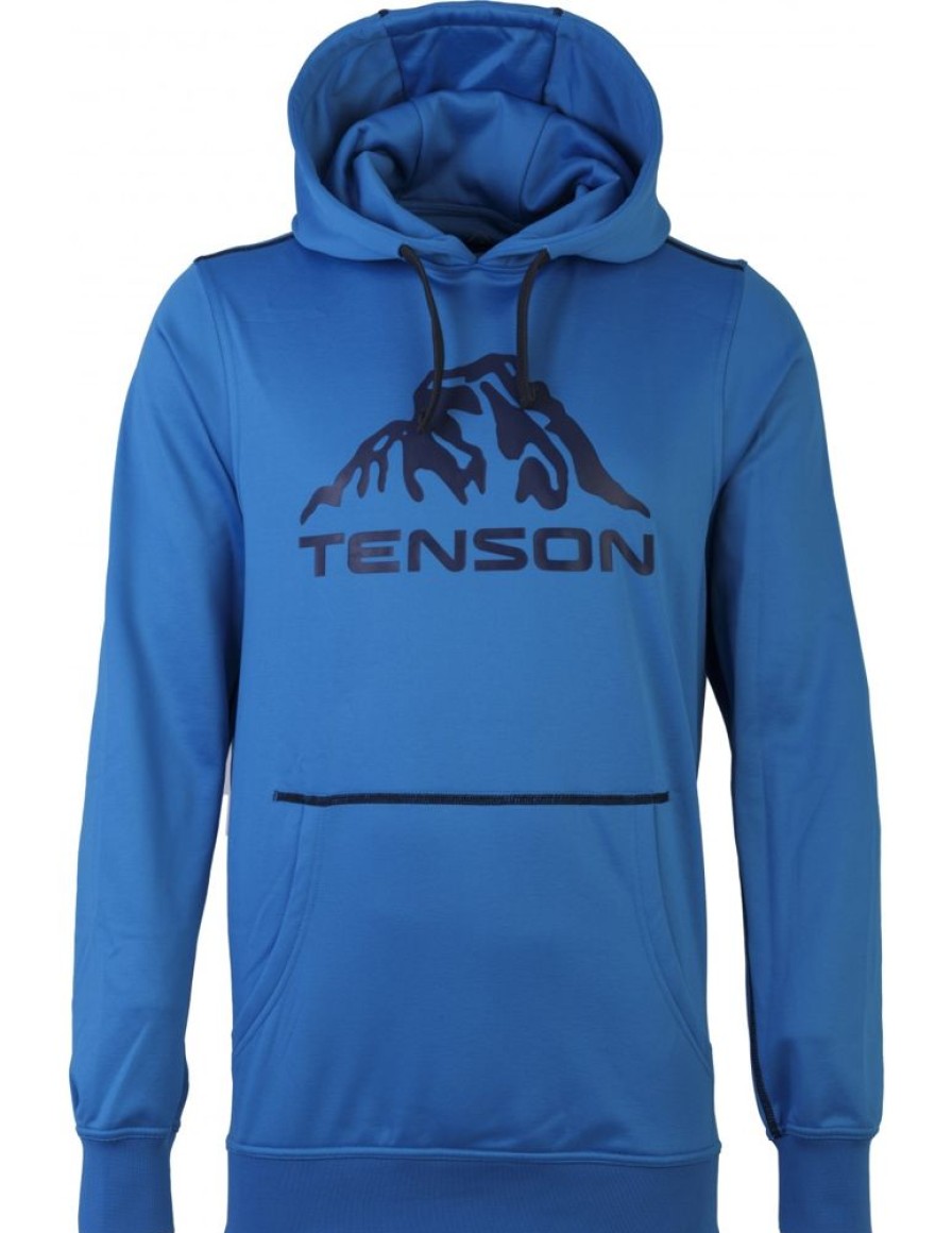 Mezczyzni Tenson Bluzy Trekkingowe | Bluza Meska Tenson Blaise Race Niebieska