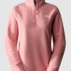 Kobiety The North Face Bluzy Trekkingowe | Polar Damski The North Face Glacier 100 1/4 Zip