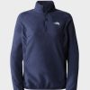 Kobiety The North Face Bluzy Trekkingowe | Polar Damski The North Face Glacier 100 1/4 Zip