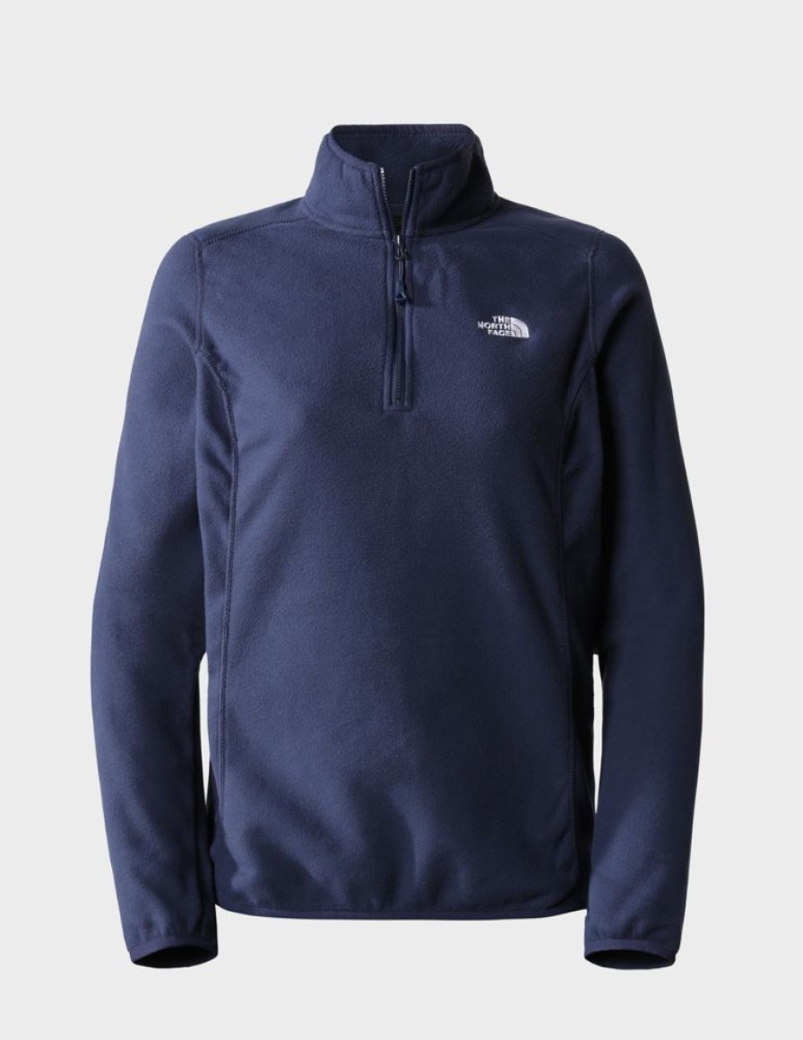 Kobiety The North Face Bluzy Trekkingowe | Polar Damski The North Face Glacier 100 1/4 Zip