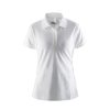 Kobiety Craft Koszulki Casual | Koszulka Damska Craft Polo Shirt Pique Classic Biala