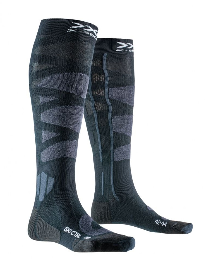 Mezczyzni X-Socks Akcesoria Narciarskie | Skarpetki Narciarskie Meskie X-Socks Ski Control 4.0