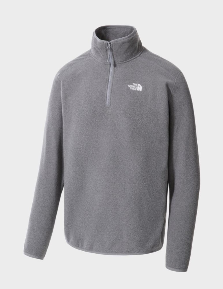 Mezczyzni The North Face Bluzy Trekkingowe | Polar Meski The North Face Glacier 100 1/4 Zip