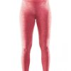 Kobiety Craft Bielizna Termoaktywna Damska | Legginsy Damskie Craft Active Comfort Pants - Rozowe