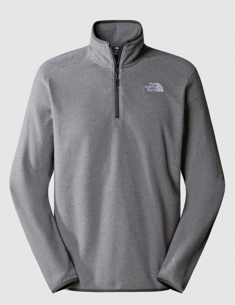 Mezczyzni The North Face Bluzy Trekkingowe | Polar Meski The North Face Glacier 100 1/4 Zip